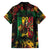 Jamaica Reggae Festival Family Matching Long Sleeve Bodycon Dress and Hawaiian Shirt One Love Rastafari Culture - Wonder Print Shop