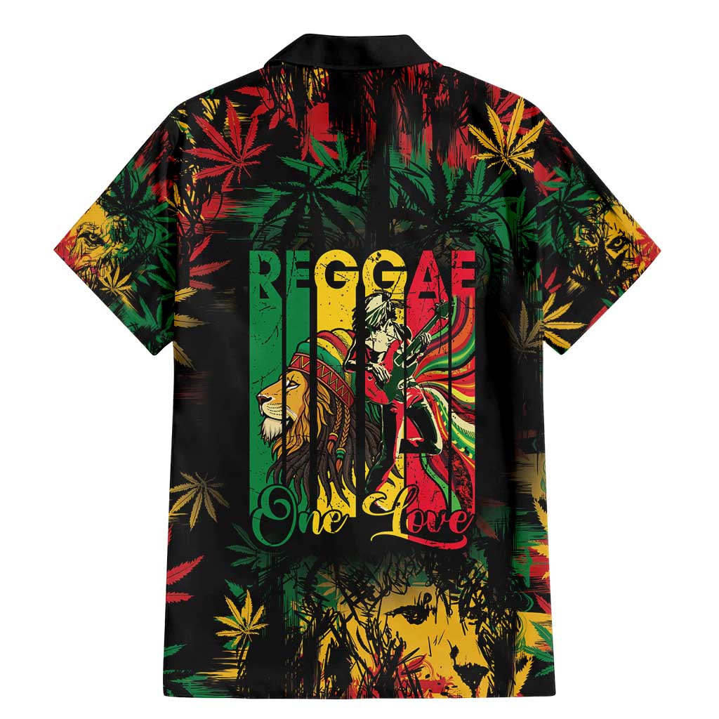 Jamaica Reggae Festival Family Matching Mermaid Dress and Hawaiian Shirt One Love Rastafari Culture - Wonder Print Shop