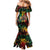 Jamaica Reggae Festival Family Matching Mermaid Dress and Hawaiian Shirt One Love Rastafari Culture - Wonder Print Shop