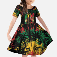 Jamaica Reggae Festival Family Matching Off Shoulder Maxi Dress and Hawaiian Shirt One Love Rastafari Culture - Wonder Print Shop