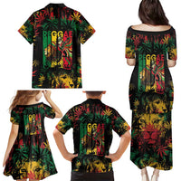 Jamaica Reggae Festival Family Matching Puletasi and Hawaiian Shirt One Love Rastafari Culture - Wonder Print Shop