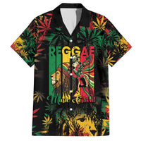 Jamaica Reggae Festival Family Matching Short Sleeve Bodycon Dress and Hawaiian Shirt One Love Rastafari Culture - Wonder Print Shop