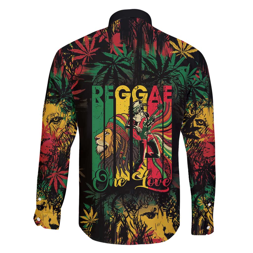 Jamaica Reggae Festival Family Matching Short Sleeve Bodycon Dress and Hawaiian Shirt One Love Rastafari Culture - Wonder Print Shop