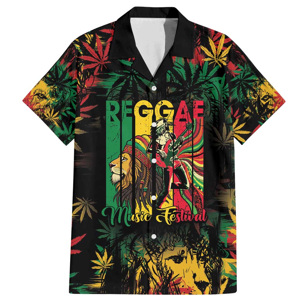 Jamaica Reggae Festival Family Matching Summer Maxi Dress and Hawaiian Shirt One Love Rastafari Culture - Wonder Print Shop