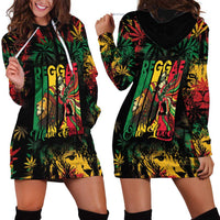 Jamaica Reggae Festival Hoodie Dress One Love Rastafari Culture - Wonder Print Shop
