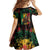 Jamaica Reggae Festival Kid Short Sleeve Dress One Love Rastafari Culture - Wonder Print Shop