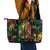 Jamaica Reggae Festival Leather Tote Bag One Love Rastafari Culture - Wonder Print Shop