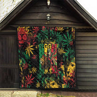 Jamaica Reggae Festival Quilt One Love Rastafari Culture - Wonder Print Shop