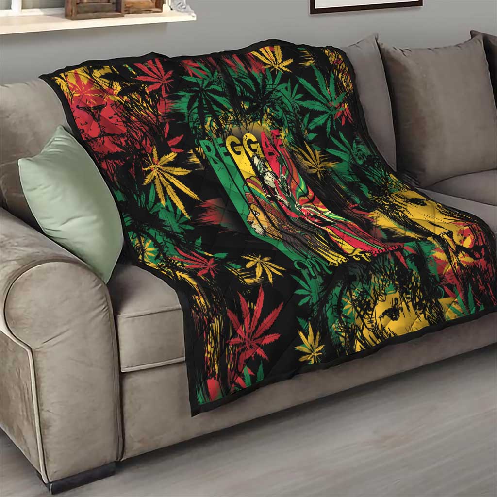 Jamaica Reggae Festival Quilt One Love Rastafari Culture - Wonder Print Shop