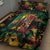 Jamaica Reggae Festival Quilt Bed Set One Love Rastafari Culture - Wonder Print Shop