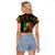 Jamaica Reggae Festival Raglan Cropped T Shirt One Love Rastafari Culture - Wonder Print Shop