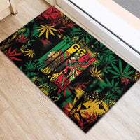 Jamaica Reggae Festival Rubber Doormat One Love Rastafari Culture - Wonder Print Shop