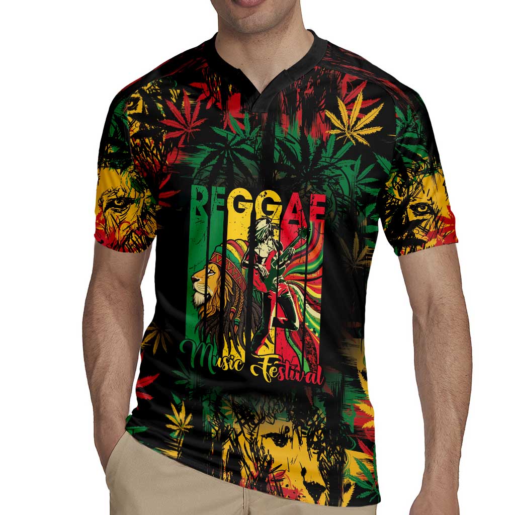 Jamaica Reggae Festival Rugby Jersey One Love Rastafari Culture - Wonder Print Shop