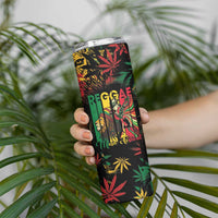 Jamaica Reggae Festival Skinny Tumbler One Love Rastafari Culture - Wonder Print Shop