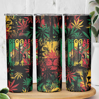 Jamaica Reggae Festival Skinny Tumbler One Love Rastafari Culture - Wonder Print Shop