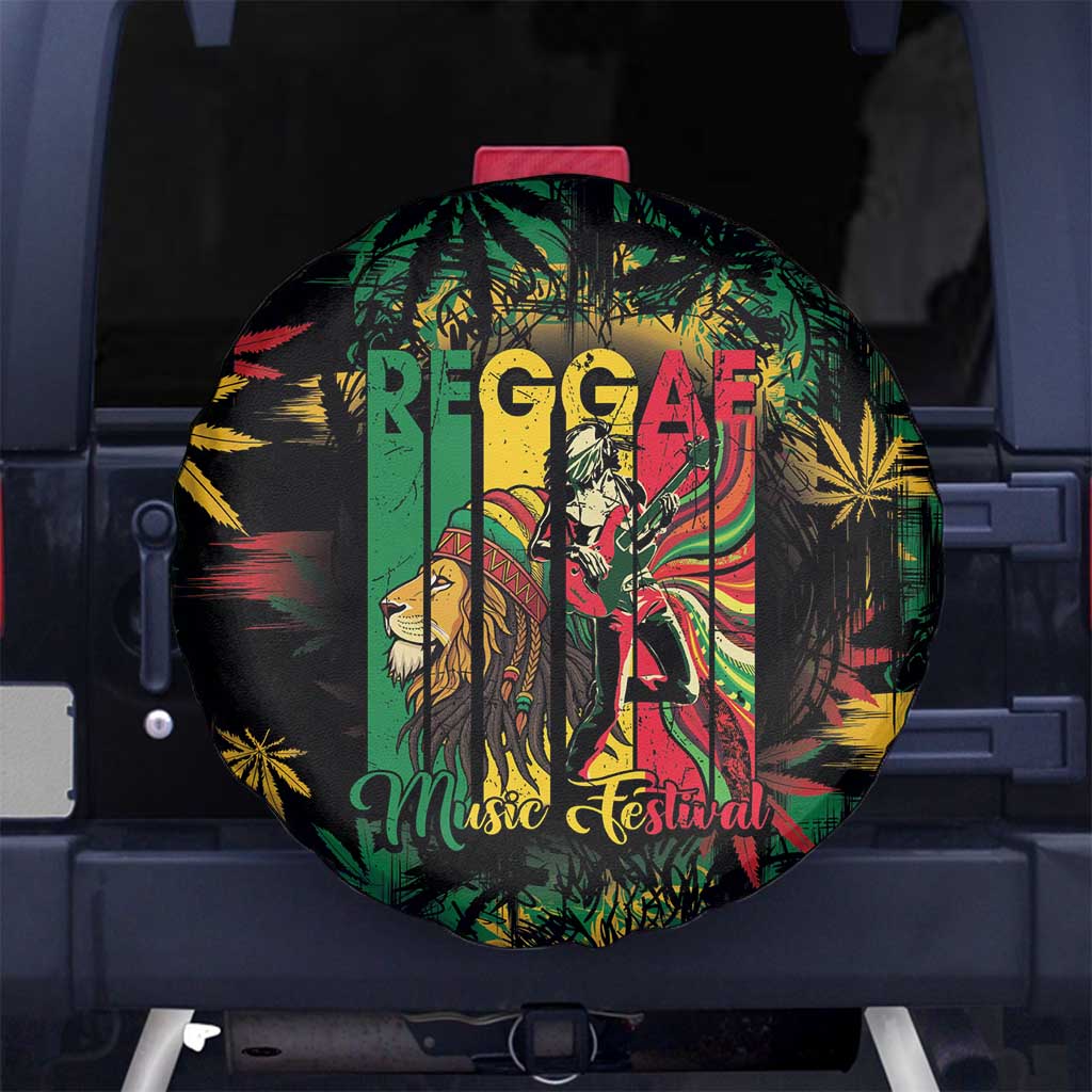 Jamaica Reggae Festival Spare Tire Cover One Love Rastafari Culture - Wonder Print Shop