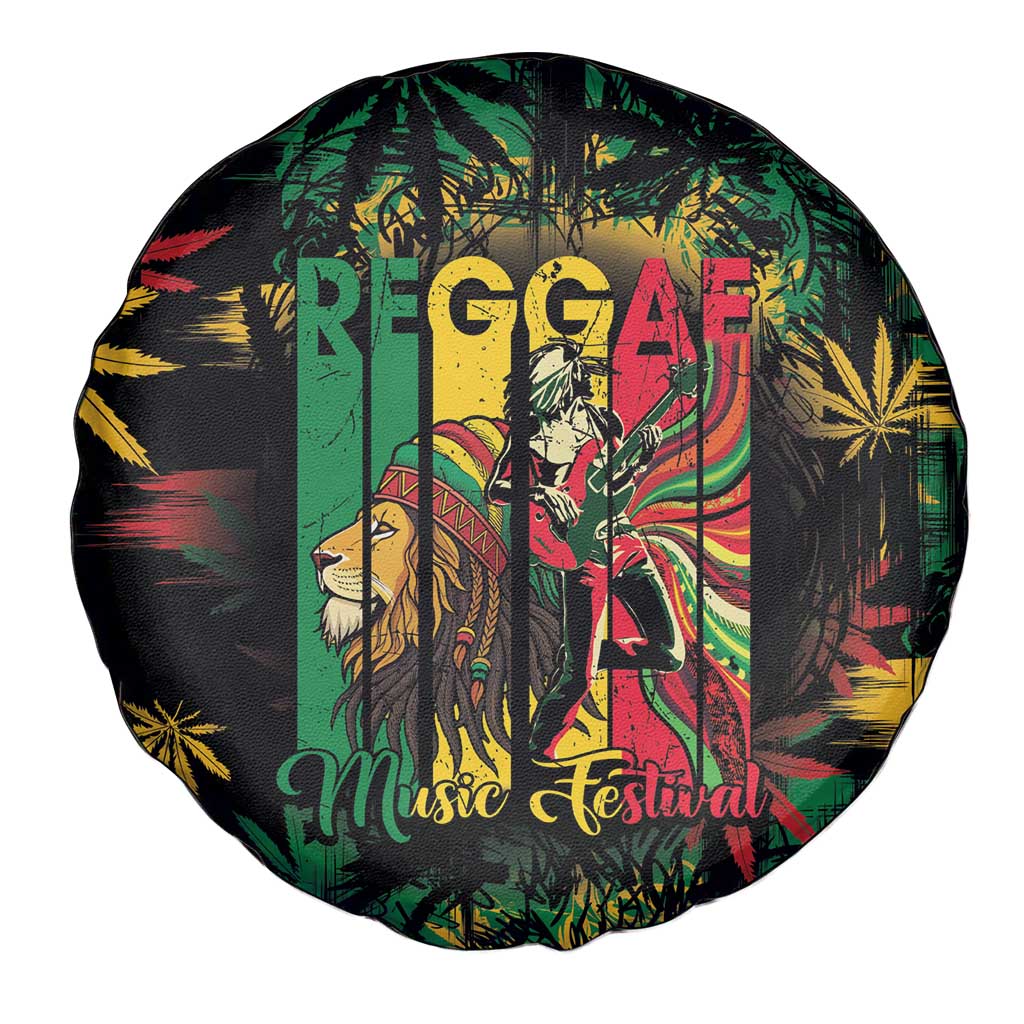 Jamaica Reggae Festival Spare Tire Cover One Love Rastafari Culture - Wonder Print Shop