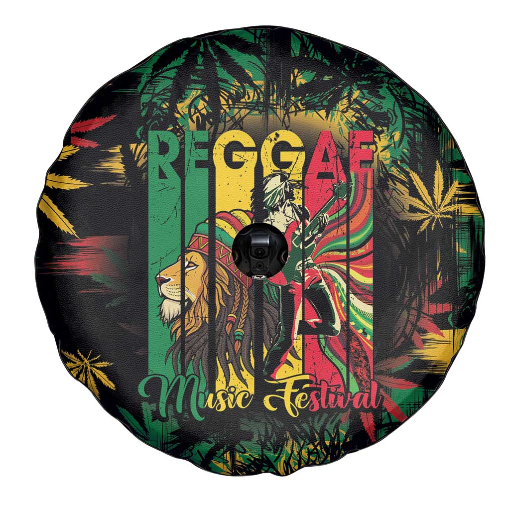Jamaica Reggae Festival Spare Tire Cover One Love Rastafari Culture - Wonder Print Shop