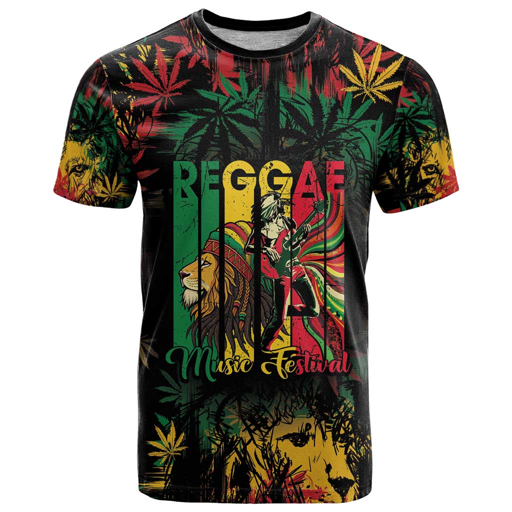Jamaica Reggae Festival T Shirt One Love Rastafari Culture - Wonder Print Shop