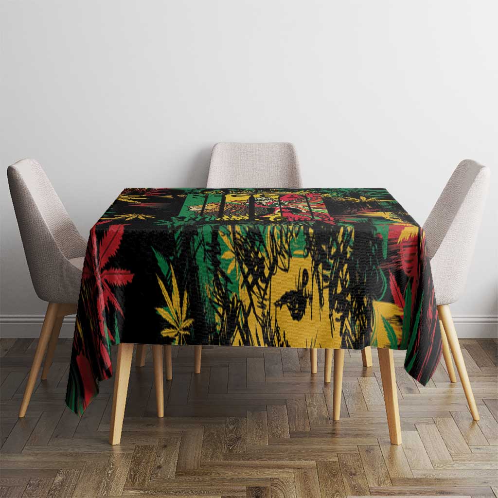 Jamaica Reggae Festival Tablecloth One Love Rastafari Culture - Wonder Print Shop
