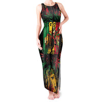 Jamaica Reggae Festival Tank Maxi Dress One Love Rastafari Culture - Wonder Print Shop