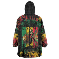 Jamaica Reggae Festival Wearable Blanket Hoodie One Love Rastafari Culture - Wonder Print Shop