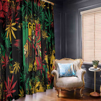 Jamaica Reggae Festival Window Curtain One Love Rastafari Culture - Wonder Print Shop