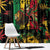 Jamaica Reggae Festival Window Curtain One Love Rastafari Culture - Wonder Print Shop