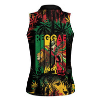 Jamaica Reggae Festival Women Sleeveless Polo Shirt One Love Rastafari Culture - Wonder Print Shop