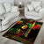 King Of Reggae Legend Bob Area Rug Rasta Cannabis - Wonder Print Shop