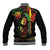 King Of Reggae Legend Bob Baseball Jacket Rasta Cannabis - Wonder Print Shop