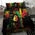 King Of Reggae Legend Bob Bedding Set Rasta Cannabis - Wonder Print Shop