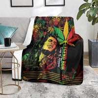 King Of Reggae Legend Bob Blanket Rasta Cannabis - Wonder Print Shop