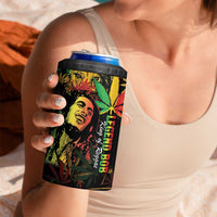 King Of Reggae Legend Bob 4 in 1 Can Cooler Tumbler Rasta Cannabis - Wonder Print Shop