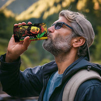 King Of Reggae Legend Bob 4 in 1 Can Cooler Tumbler Rasta Cannabis - Wonder Print Shop