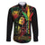 King Of Reggae Legend Bob Family Matching Short Sleeve Bodycon Dress and Hawaiian Shirt Rasta Cannabis - Wonder Print Shop