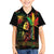 King Of Reggae Legend Bob Family Matching Short Sleeve Bodycon Dress and Hawaiian Shirt Rasta Cannabis - Wonder Print Shop