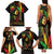 King Of Reggae Legend Bob Family Matching Tank Maxi Dress and Hawaiian Shirt Rasta Cannabis - Wonder Print Shop