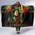 King Of Reggae Legend Bob Hooded Blanket Rasta Cannabis - Wonder Print Shop