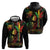 King Of Reggae Legend Bob Hoodie Rasta Cannabis - Wonder Print Shop