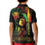 King Of Reggae Legend Bob Kid Polo Shirt Rasta Cannabis - Wonder Print Shop