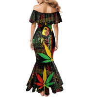 King Of Reggae Legend Bob Mermaid Dress Rasta Cannabis - Wonder Print Shop