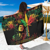 King Of Reggae Legend Bob Sarong Rasta Cannabis - Wonder Print Shop