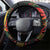 King Of Reggae Legend Bob Steering Wheel Cover Rasta Cannabis - Wonder Print Shop