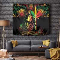 King Of Reggae Legend Bob Tapestry Rasta Cannabis - Wonder Print Shop