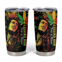 King Of Reggae Legend Bob Tumbler Cup Rasta Cannabis - Wonder Print Shop