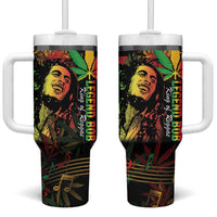 King Of Reggae Legend Bob Tumbler With Handle Rasta Cannabis - Wonder Print Shop