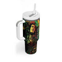 King Of Reggae Legend Bob Tumbler With Handle Rasta Cannabis - Wonder Print Shop