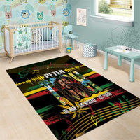 Jamaica Reggae Legend Tosh Area Rug Cannabis Pattern - Wonder Print Shop