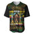 Jamaica Reggae Legend Tosh Baseball Jersey Cannabis Pattern - Wonder Print Shop